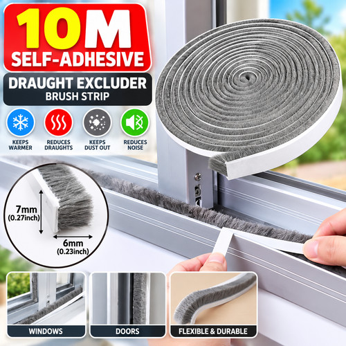 10m self adhesive draught - 10m, self-adhesive