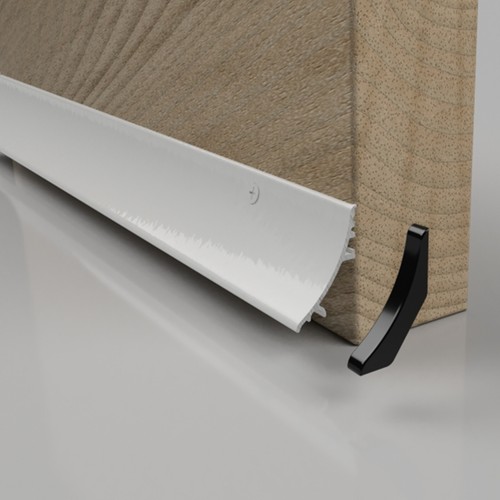 White door rain - white, deflector