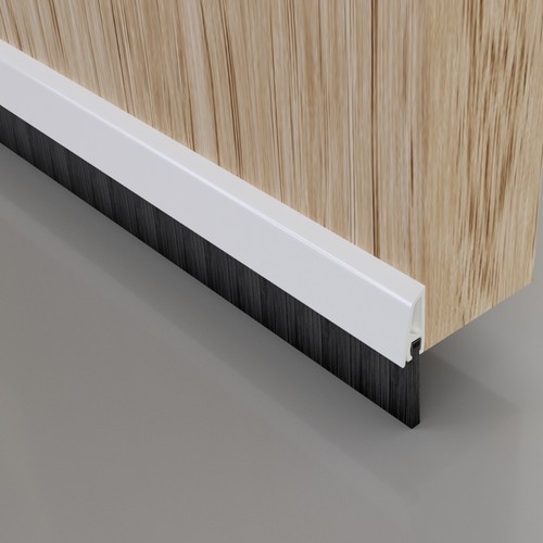 White pvc draught excluder - draught,