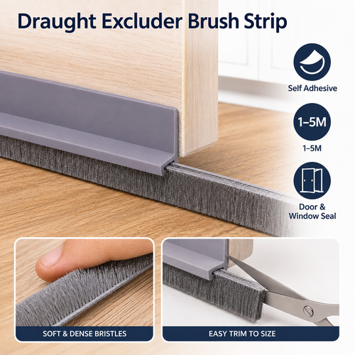Draught excluder brush - excluder,