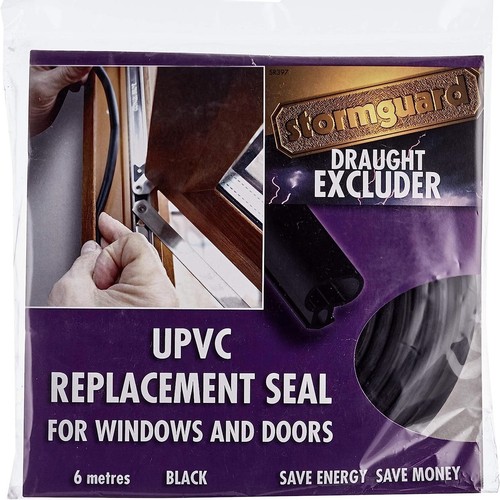 Black 6metres upvc - black,