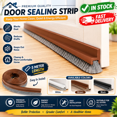 Draught excluder brush strip - draught,